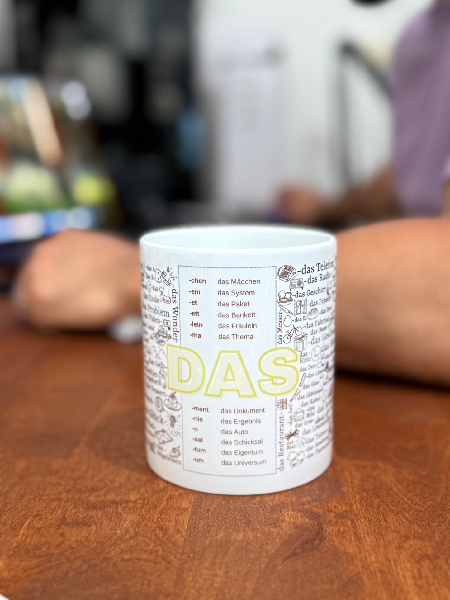 Tassen, die dir DER, DIE, DAS beibringen!