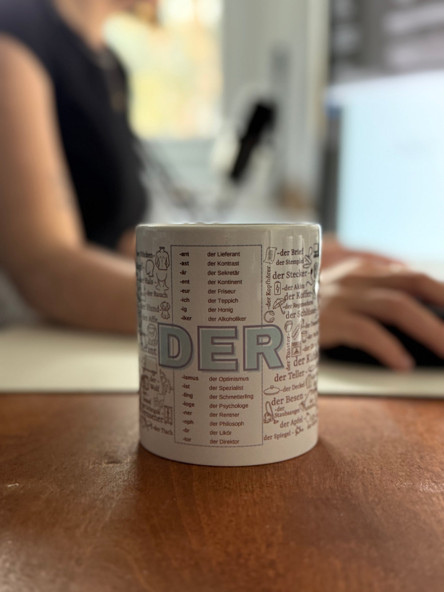 Tassen, die dir DER, DIE, DAS beibringen!