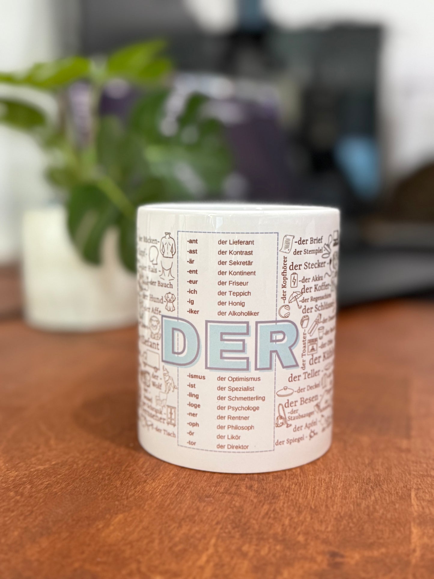 Tassen, die dir DER, DIE, DAS beibringen!
